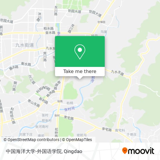 中国海洋大学-外国语学院 map