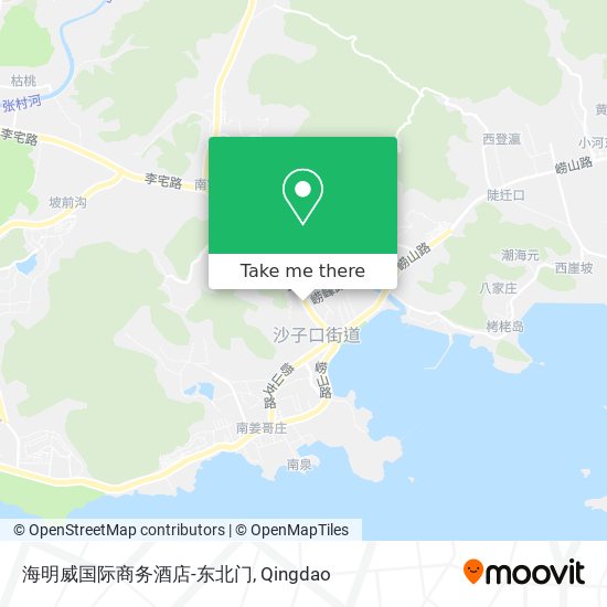 海明威国际商务酒店-东北门 map