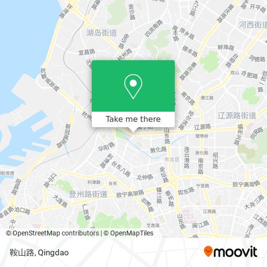 鞍山路 map