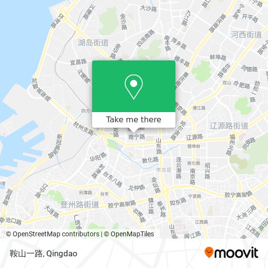 鞍山一路 map