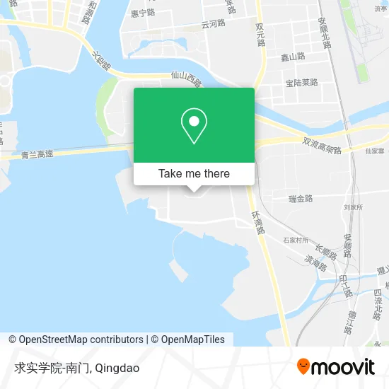 求实学院-南门 map