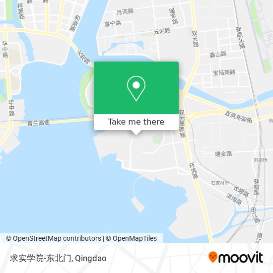 求实学院-东北门 map