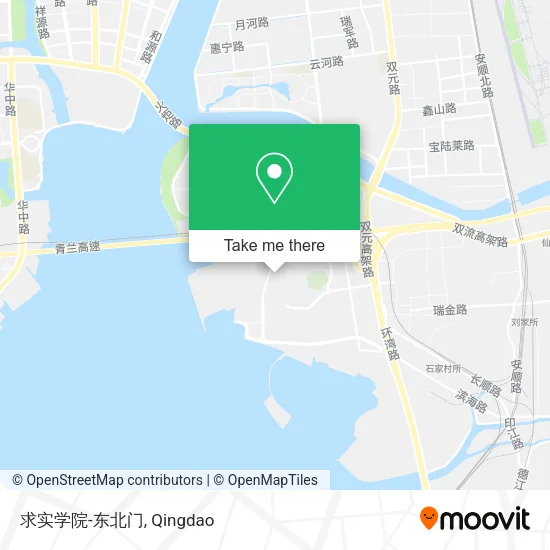 求实学院-东北门 map