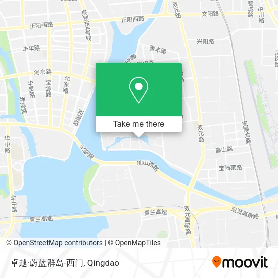 卓越·蔚蓝群岛-西门 map