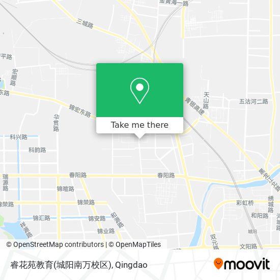睿花苑教育(城阳南万校区) map