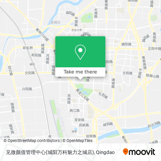 见微颜值管理中心(城阳万科魅力之城店) map
