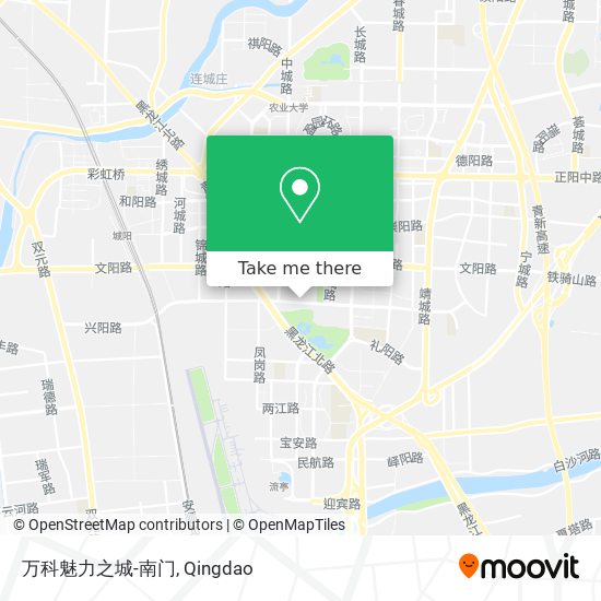 万科魅力之城-南门 map