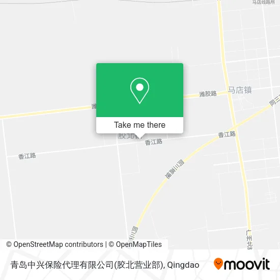青岛中兴保险代理有限公司(胶北营业部) map
