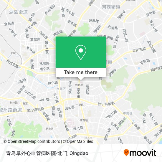 青岛阜外心血管病医院-北门 map