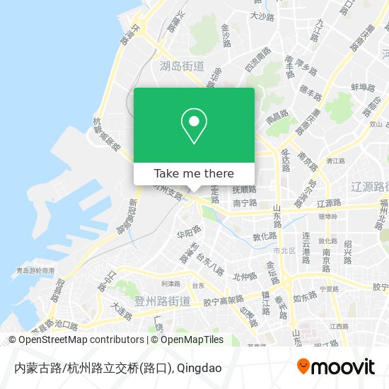 内蒙古路/杭州路立交桥(路口) map