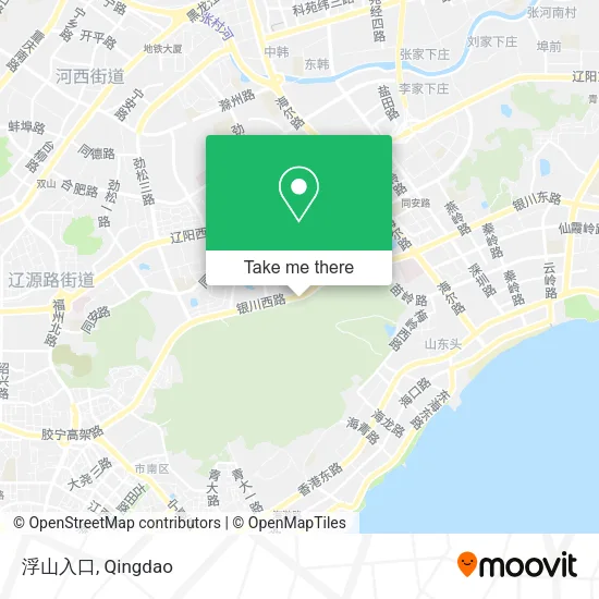 浮山入口 map