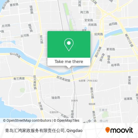 青岛汇鸿家政服务有限责任公司 map