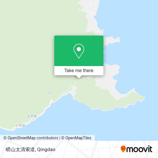 崂山太清索道 map