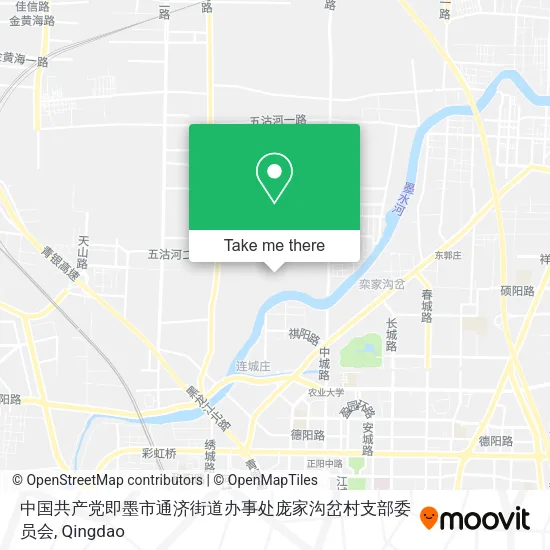 中国共产党即墨市通济街道办事处庞家沟岔村支部委员会 map