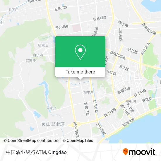 中国农业银行ATM map