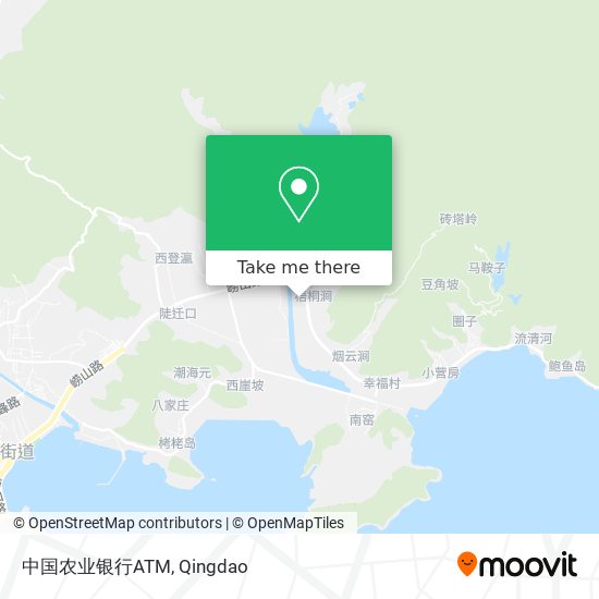 中国农业银行ATM map