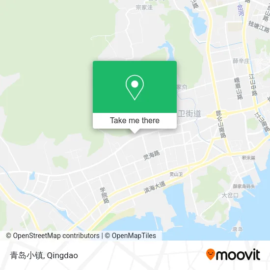 青岛小镇 map