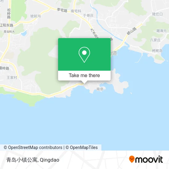 青岛小镇公寓 map