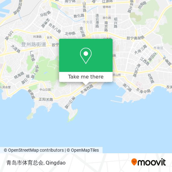 青岛市体育总会 map