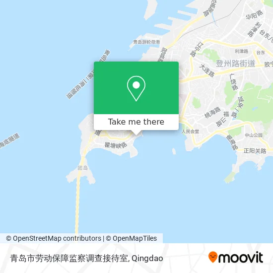 青岛市劳动保障监察调查接待室 map