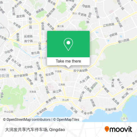 大润发共享汽车停车场 map