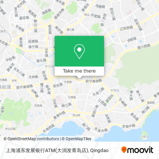 上海浦东发展银行ATM(大润发青岛店) map