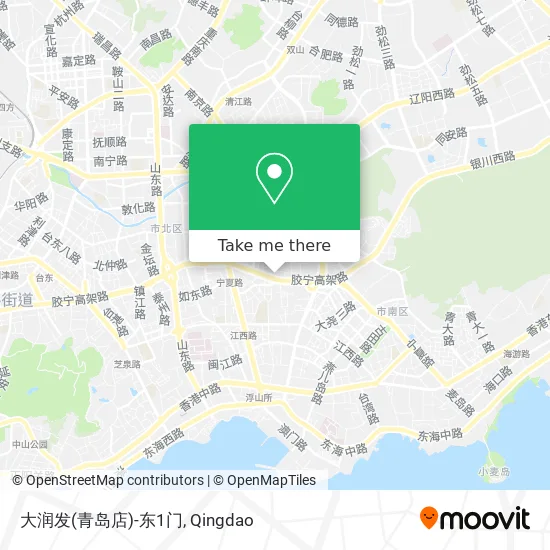大润发(青岛店)-东1门 map