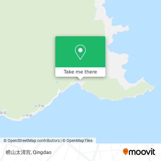 崂山太清宫 map
