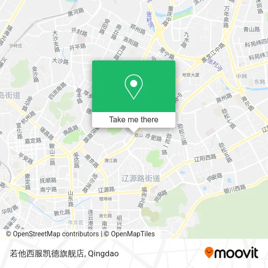 若他西服凯德旗舰店 map