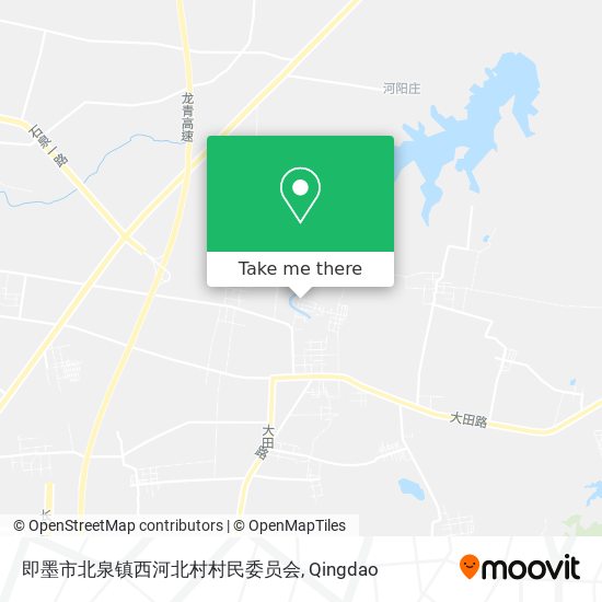 即墨市北泉镇西河北村村民委员会 map