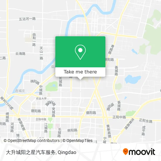 大升城阳之星汽车服务 map