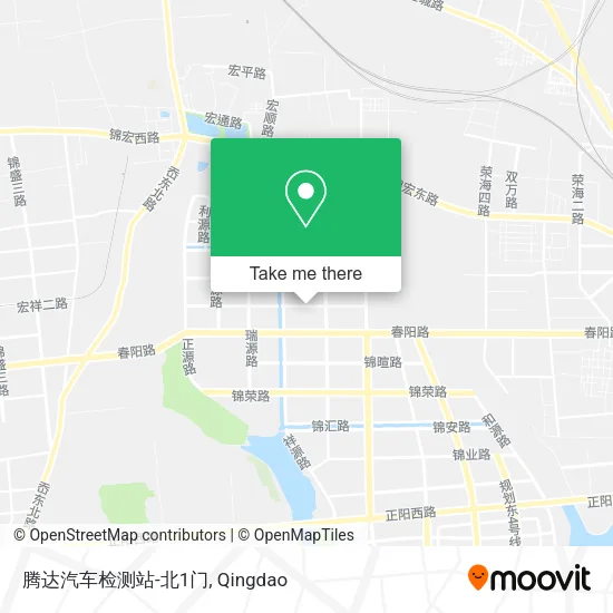腾达汽车检测站-北1门 map