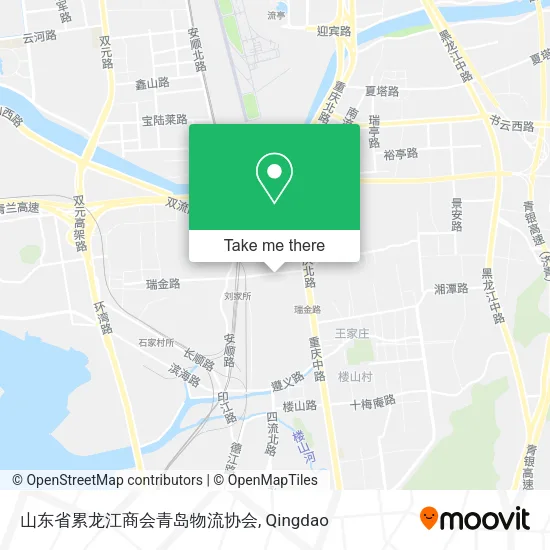 山东省累龙江商会青岛物流协会 map