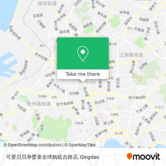 可爱贝贝孕婴童全球购延吉路店 map