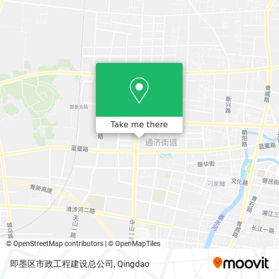 即墨区市政工程建设总公司 map