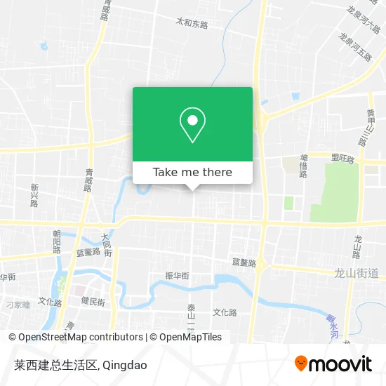 莱西建总生活区 map