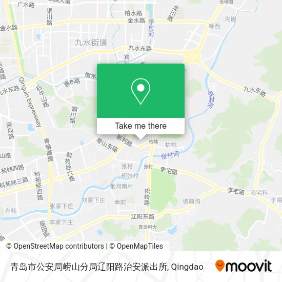 青岛市公安局崂山分局辽阳路治安派出所 map