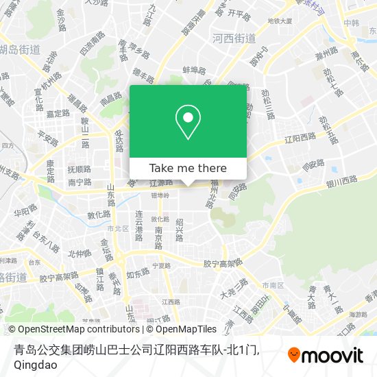 青岛公交集团崂山巴士公司辽阳西路车队-北1门 map
