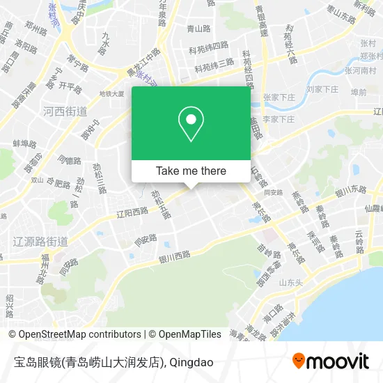宝岛眼镜(青岛崂山大润发店) map