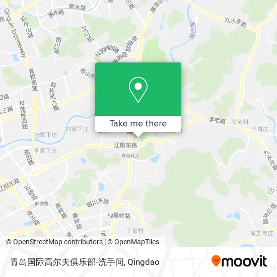 青岛国际高尔夫俱乐部-洗手间 map