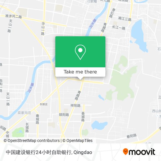 中国建设银行24小时自助银行 map