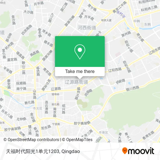 天福时代阳光1单元1203 map