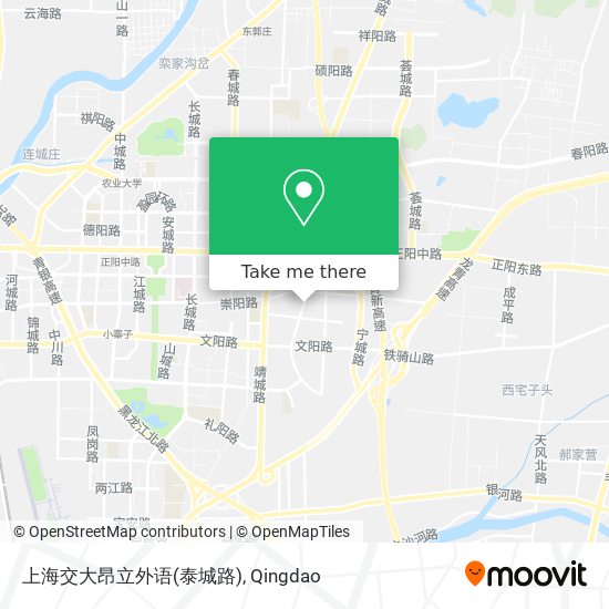 上海交大昂立外语(泰城路) map