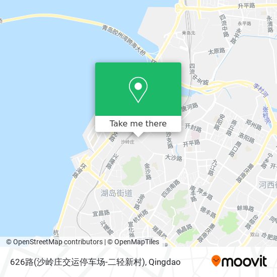 626路(沙岭庄交运停车场-二轻新村) map