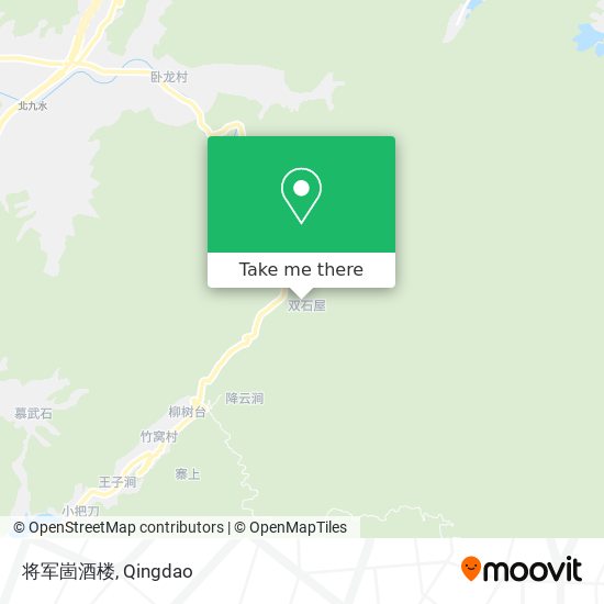 将军崮酒楼 map