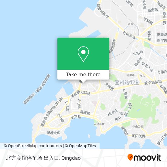 北方宾馆停车场-出入口 map