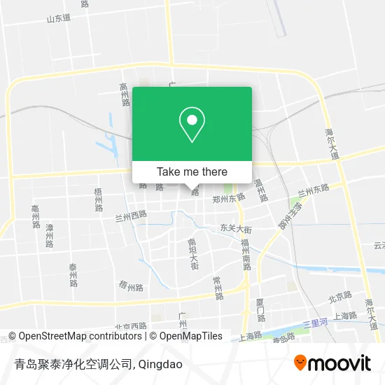 青岛聚泰净化空调公司 map