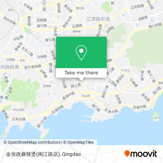 金张政麻辣烫(闽江路店) map