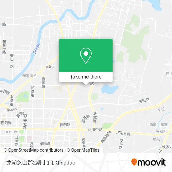 龙湖悠山郡2期-北门 map