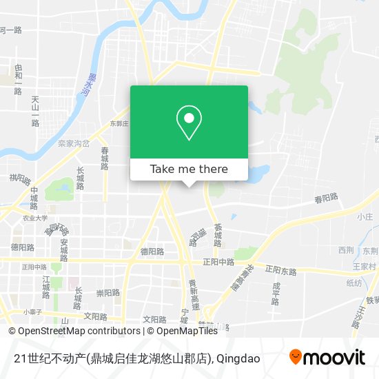 21世纪不动产(鼎城启佳龙湖悠山郡店) map